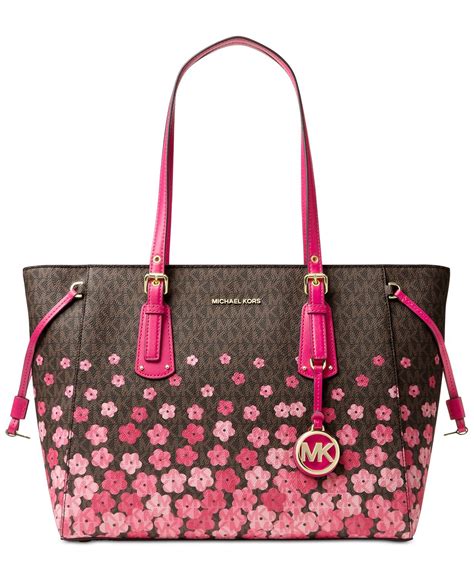 michael kors floral tote bag|floral Michael Kors purse.